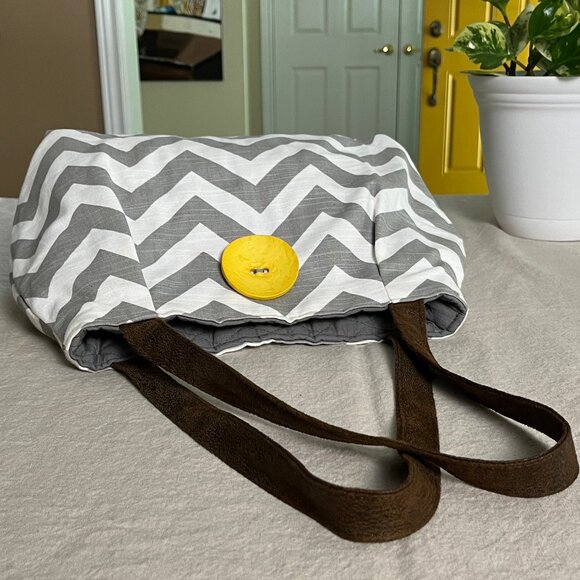 Quilted/hand-made shoulder bag - Authentic - Picture 7 of 14